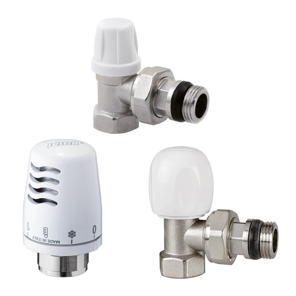 Radiadores Icma Valvula Termostatica Kit Válvula Detentor Cabeça Termostática ICMA 1/2 – Saniluz