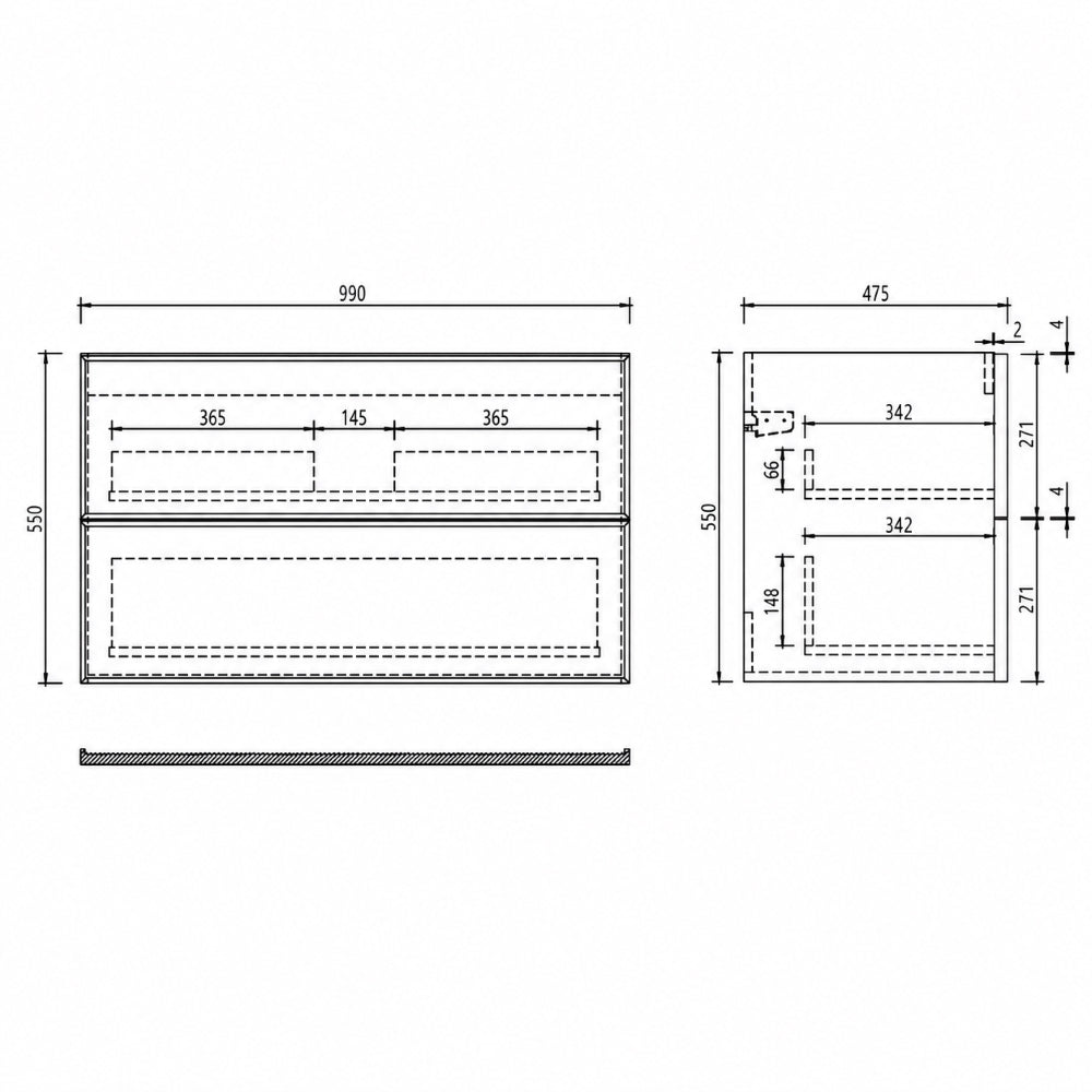 Móvel Frame Light Oak 100