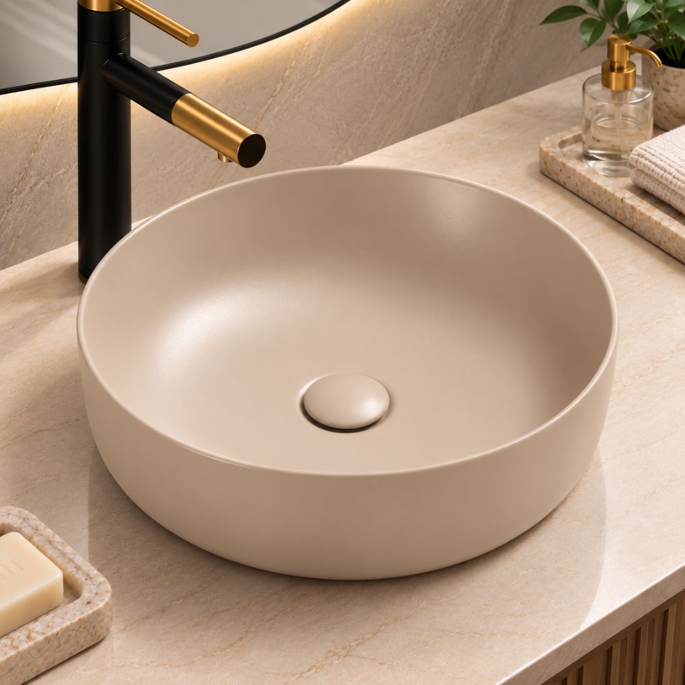 Lavatório de Pousar Cerhouse Studio 415x135mm Taupe