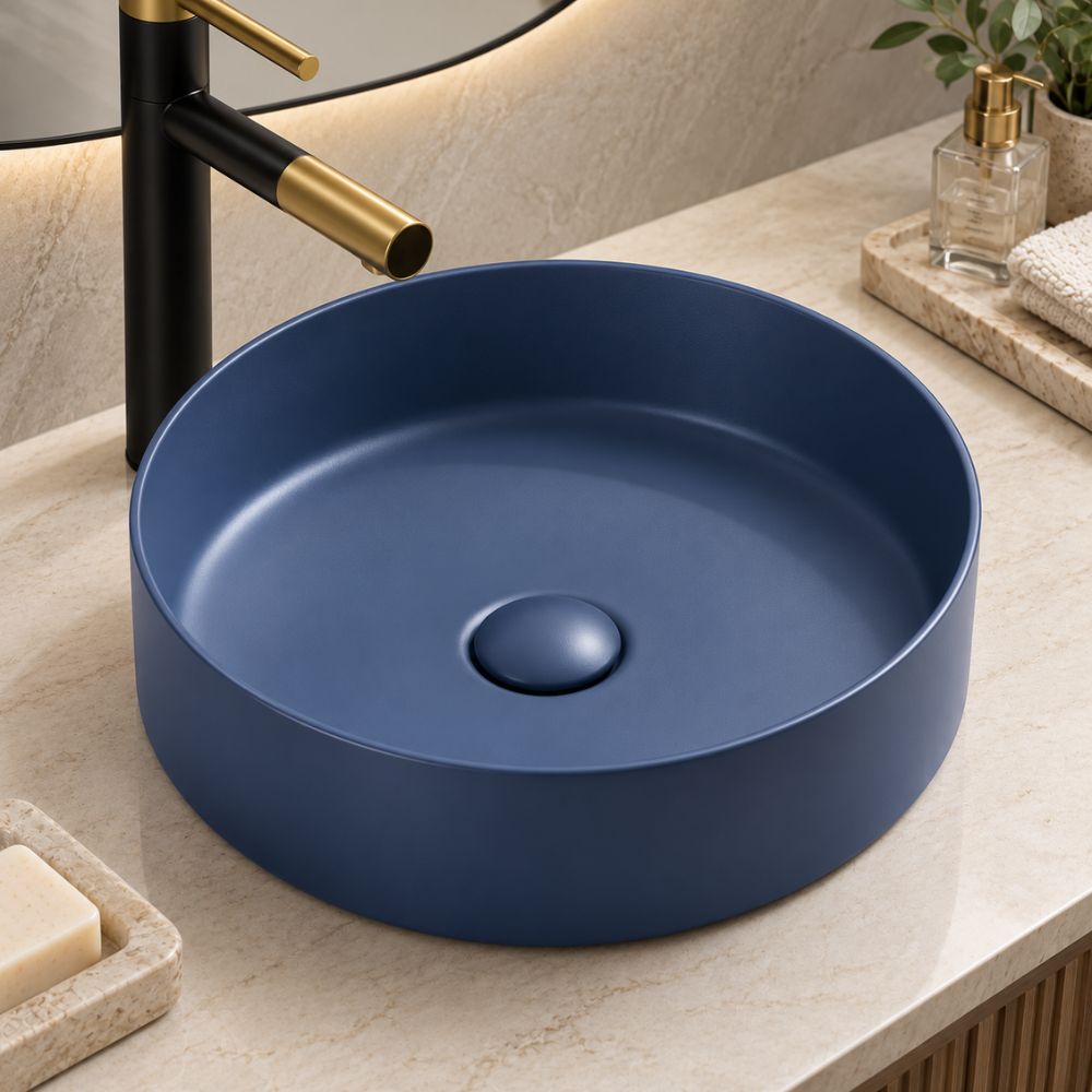 Lavatório de Pousar Cerhouse Studio 415x135mm Azul