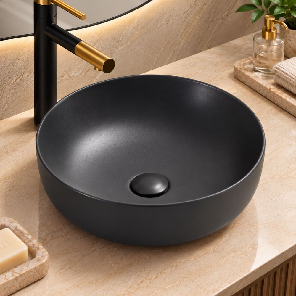 Lavatório de Pousar Cerhouse Studio 415x135mm Preto