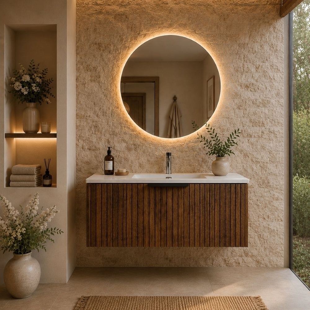 Móvel Timber Brown Oak com Lavatório 80