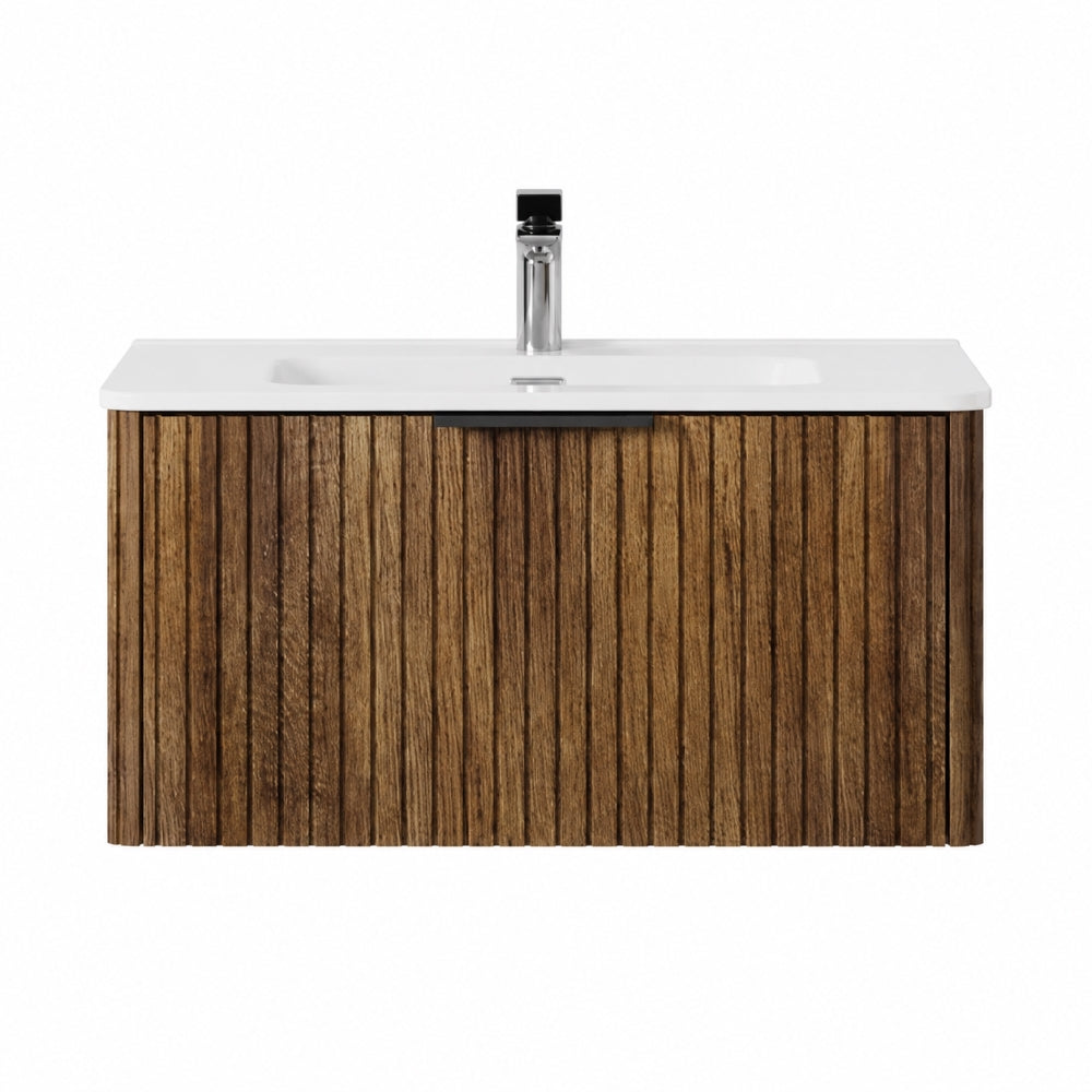 Móvel Timber Brown Oak com Lavatório 80