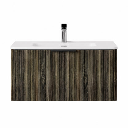Móvel Timber Somona Oak com Lavatório 100