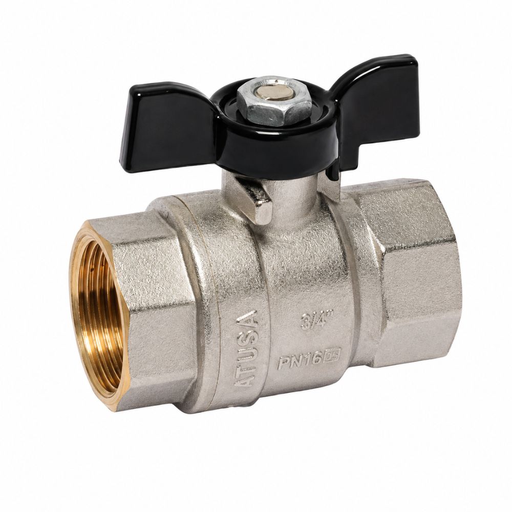 Válvula de Esfera F/F 3/4" com Retenção