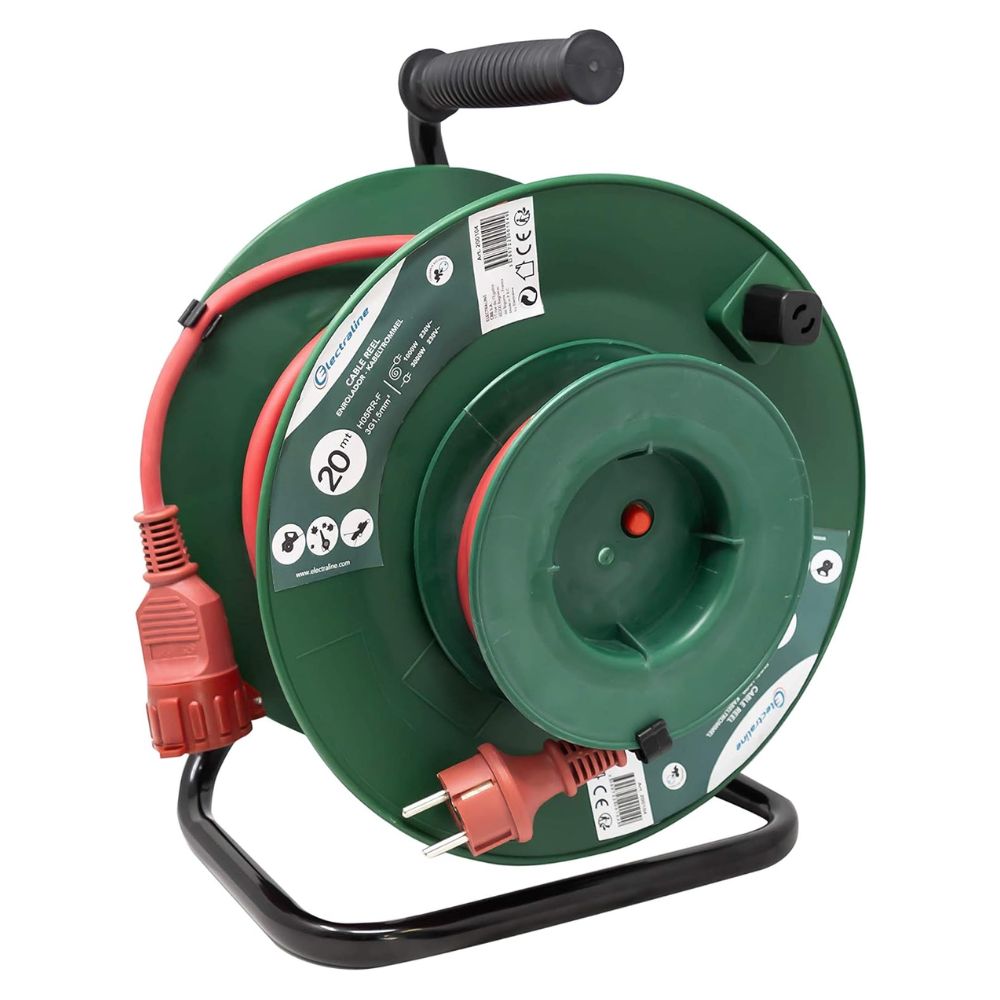 Enrolador de Cabo Jardim Electraline 20m 3G1,5mm²