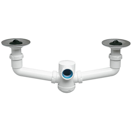 Sifão Garrafa Duplo com Válvulas Jimten S-232 1 1/2"