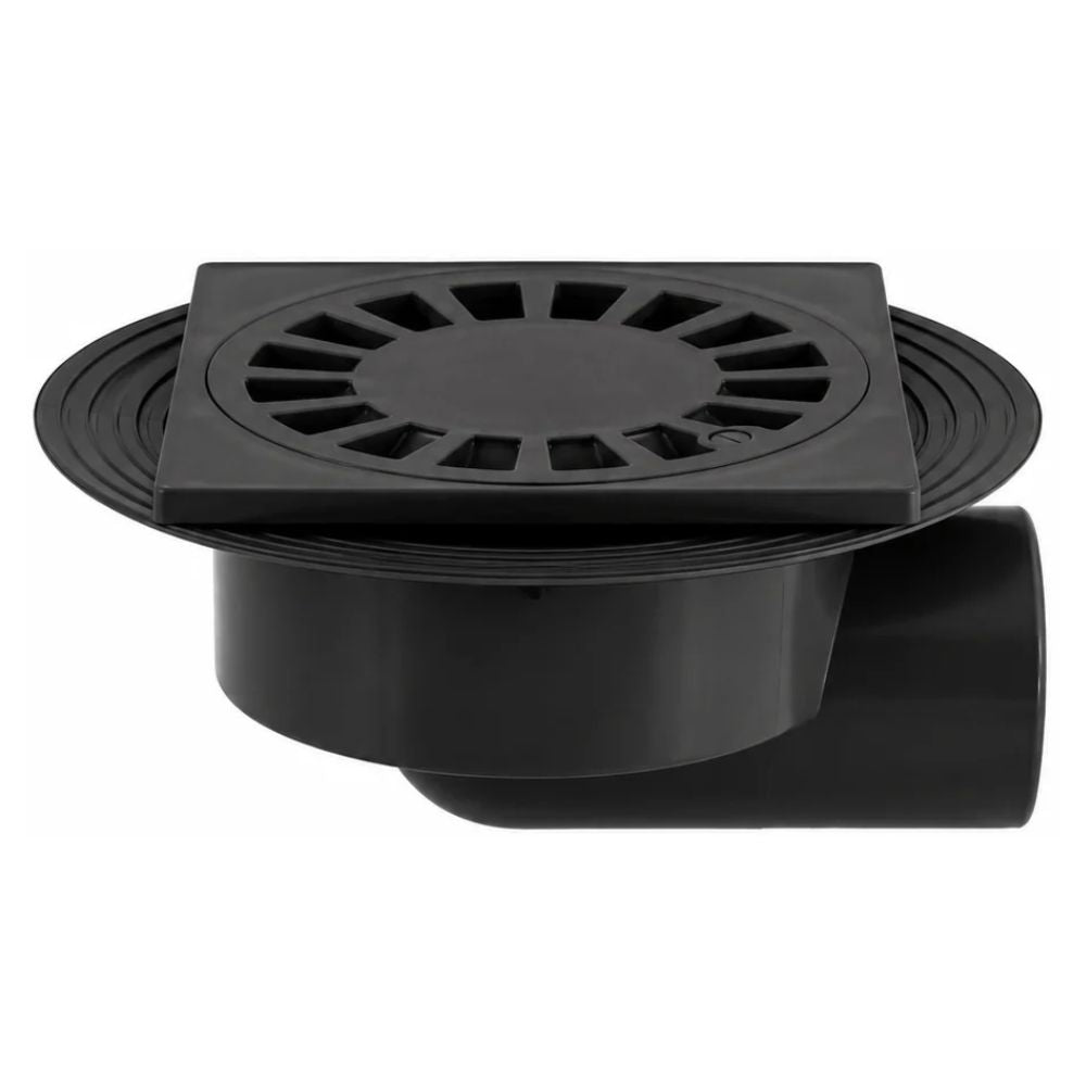 Caixa Sifónica Jimten S-248 Preta 150x150mm Ø75