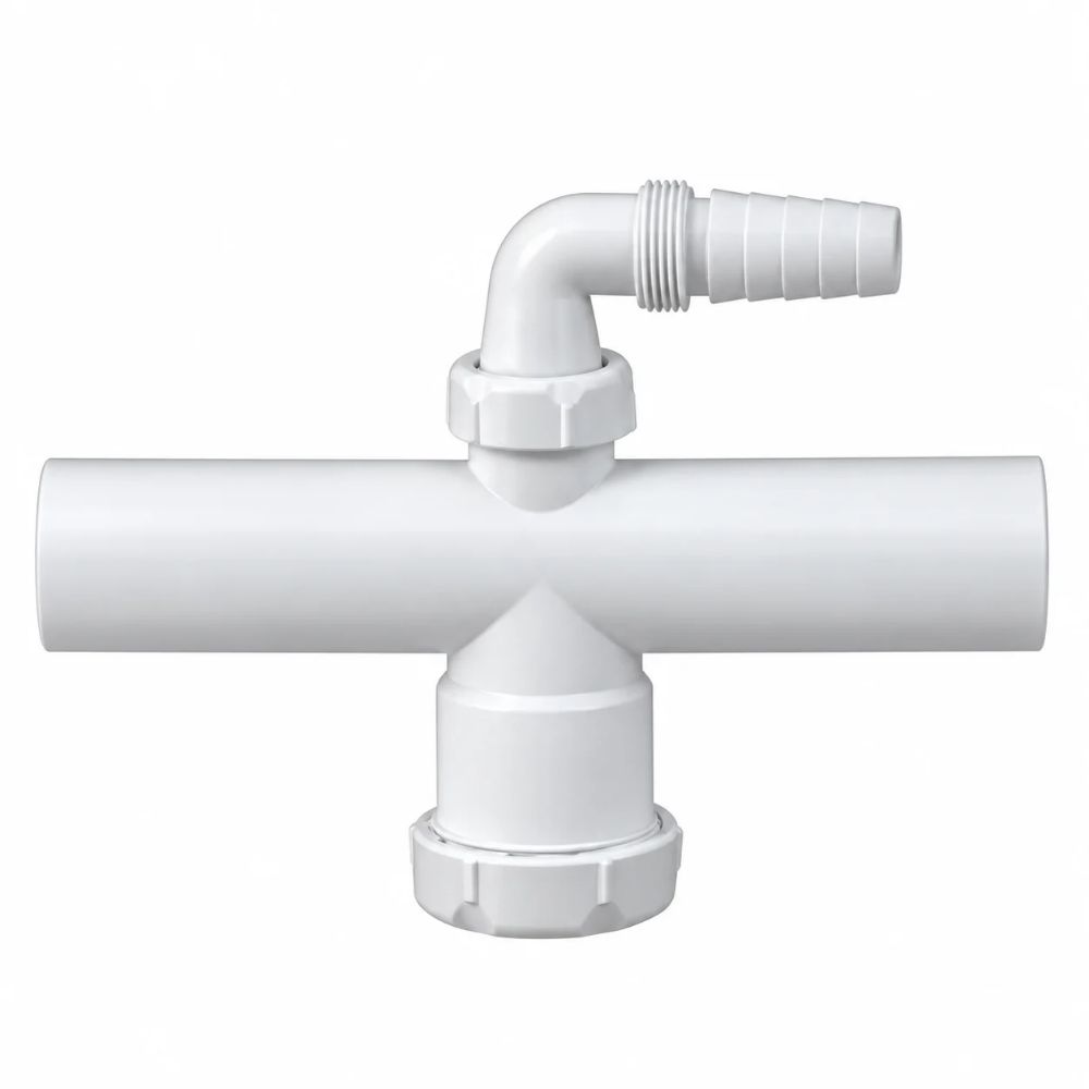 Tê Liso Jimten A-105 com Ligação Auxiliar 1 1/2"