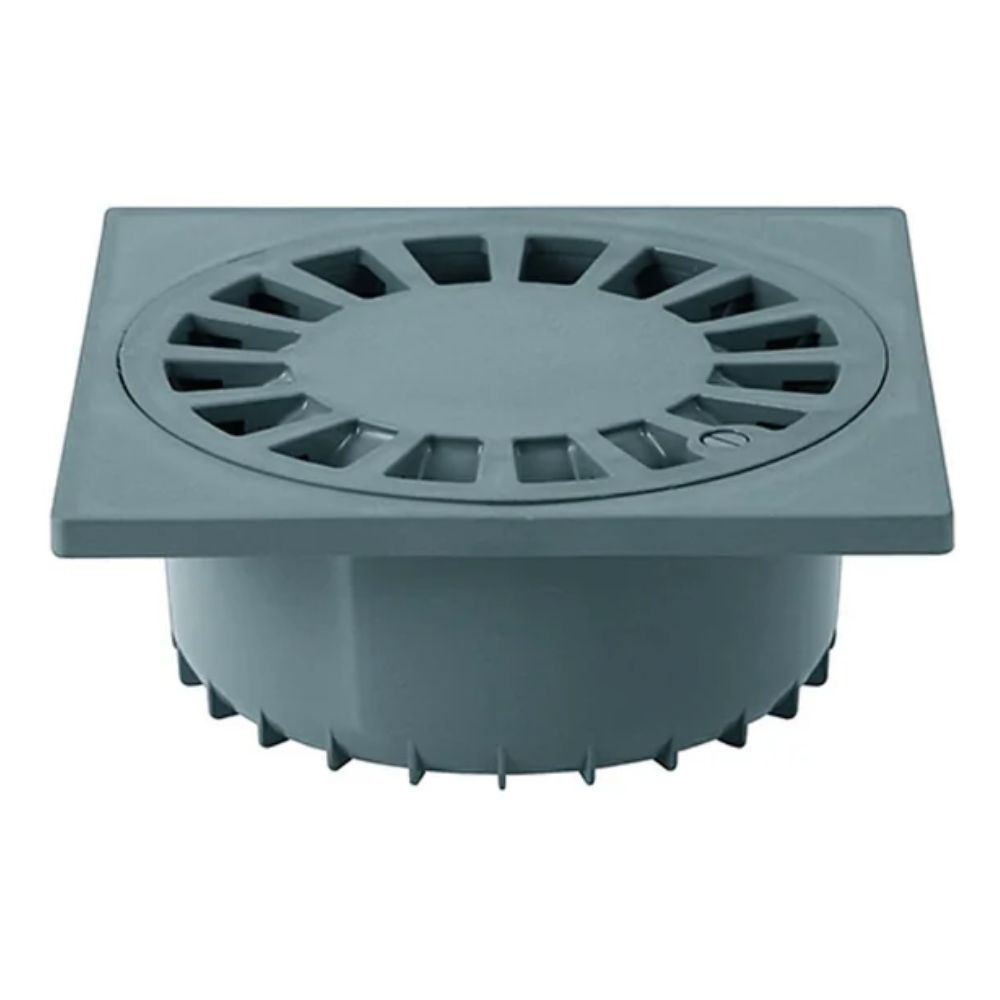 Caixa Sifónica Jimten S-246 Cinza 300×300mm Ø110