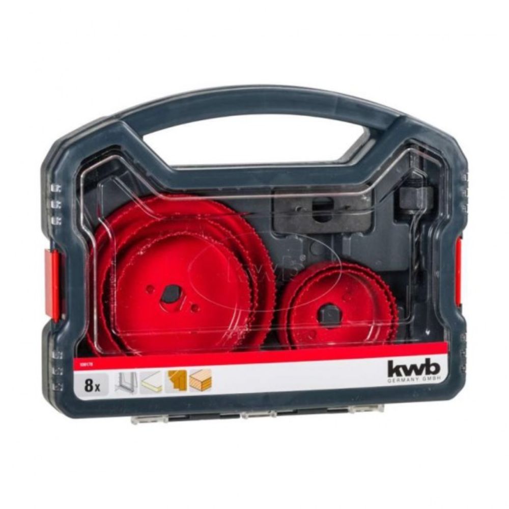 Jogo de Cranianas KWB 68-127mm 8 Peças