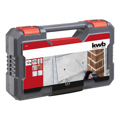 Conjunto de Brocas KWB SDS-Plus 12 Peças 5–14 mm
