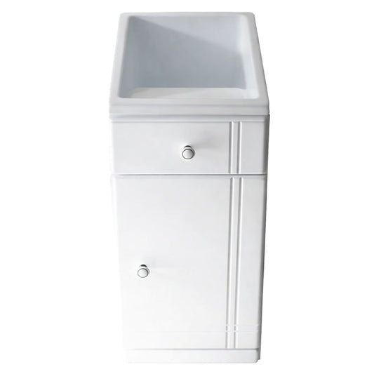 Tanque Lava-Roupa Móvel Branco 62x40x80cm