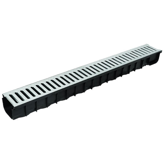 Canal de Drenagem com Grelha Galvanizada A15 100x12x8,4