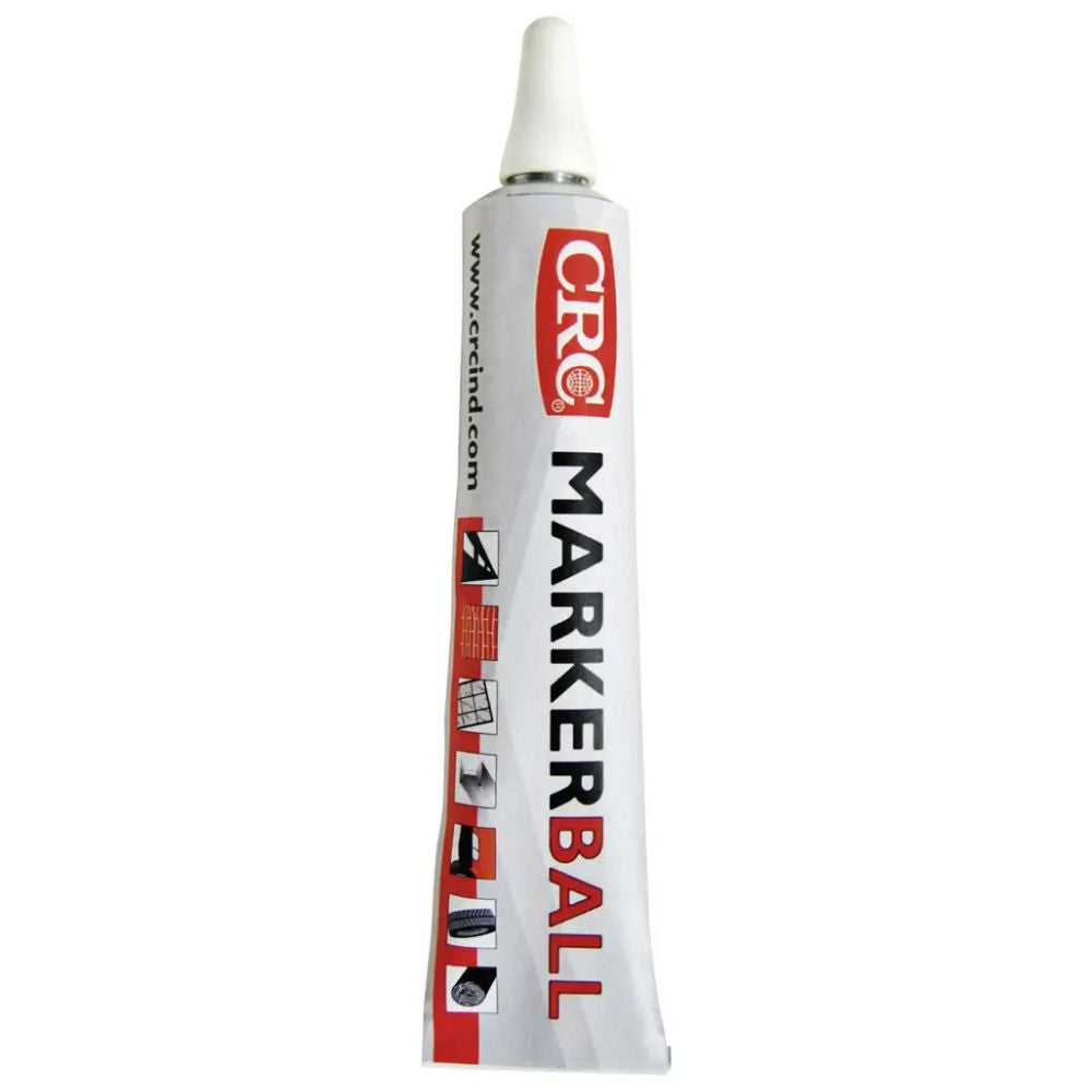 Marcador Permanente Industrial CRC Marker Ball Branco 50ml