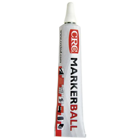 Marcador Permanente Industrial CRC Marker Ball Branco 50ml