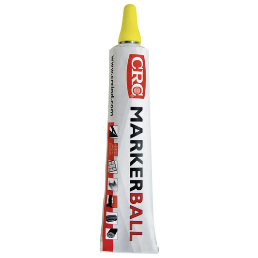Marcador Permanente Industrial CRC Marker Ball Amarelo 50ml