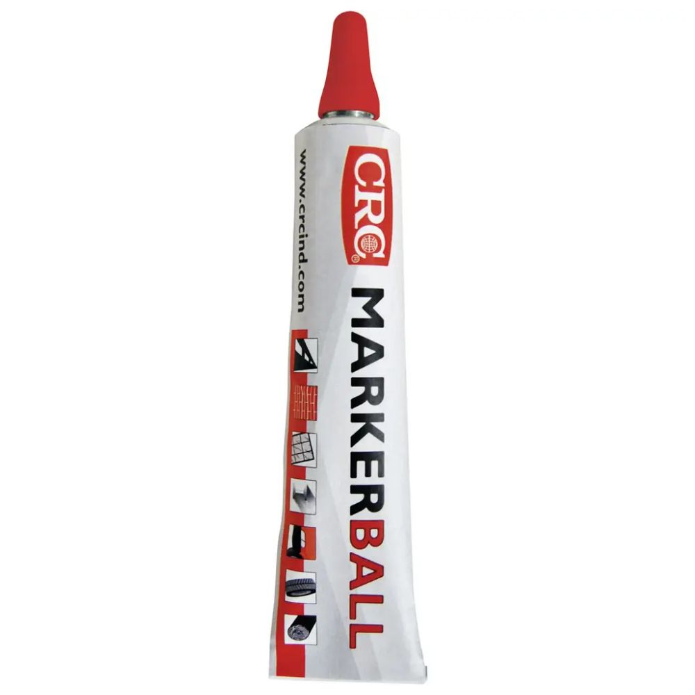 Marcador Permanente Industrial CRC Marker Ball Vermelho 50ml