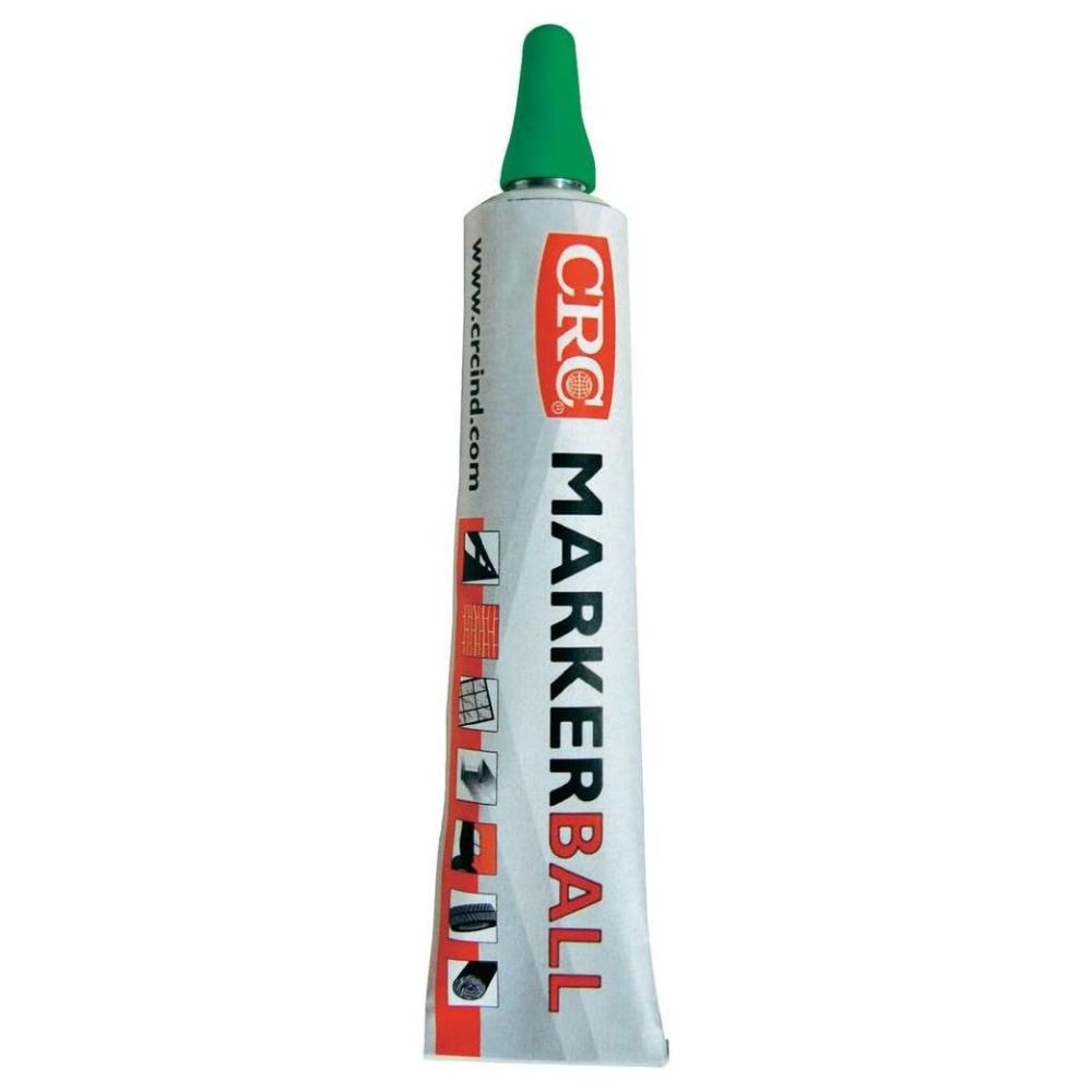 Marcador Permanente Industrial CRC Marker Ball Verde 50ml