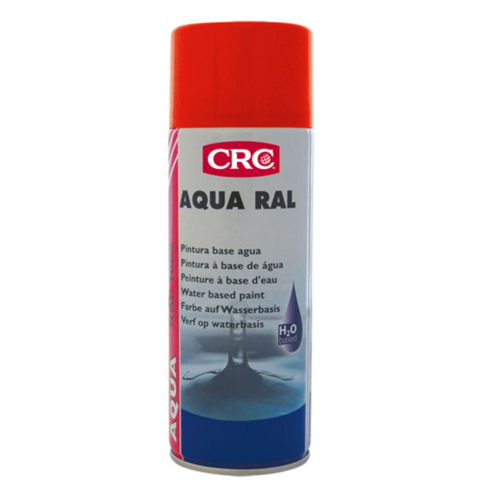 Tinta Spray CRC AQUA RAL 3020 Vermelho Tráfego 400ml