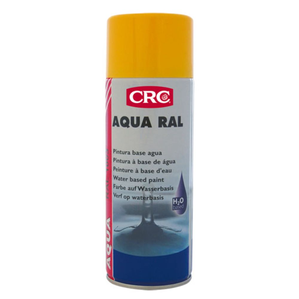 Tinta Spray CRC AQUA RAL 1018 Amarelo Zinco 400ml
