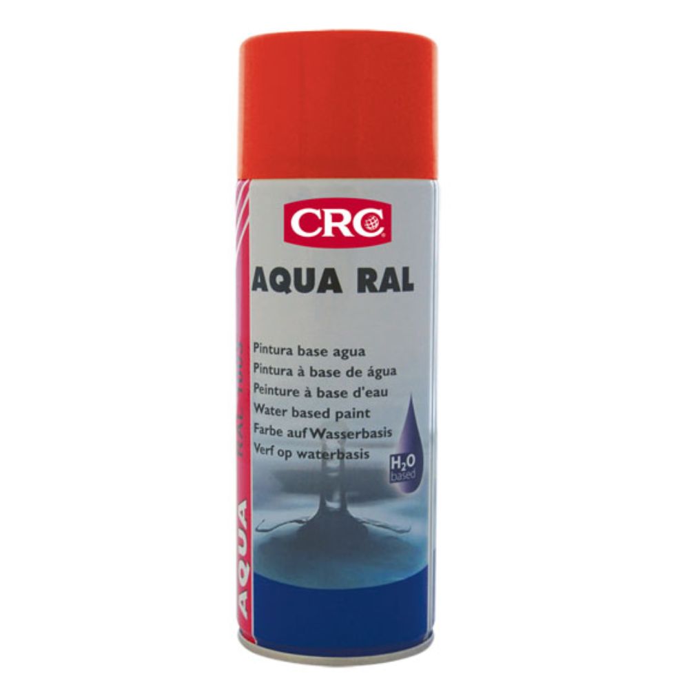 Tinta Spray CRC AQUA RAL 3000 Vermelho Fogo 400ml