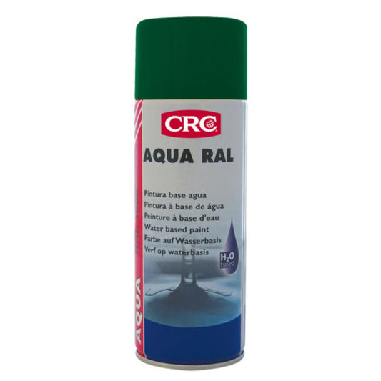 Tinta Spray CRC AQUA RAL 6002 Verde Folha 400ml