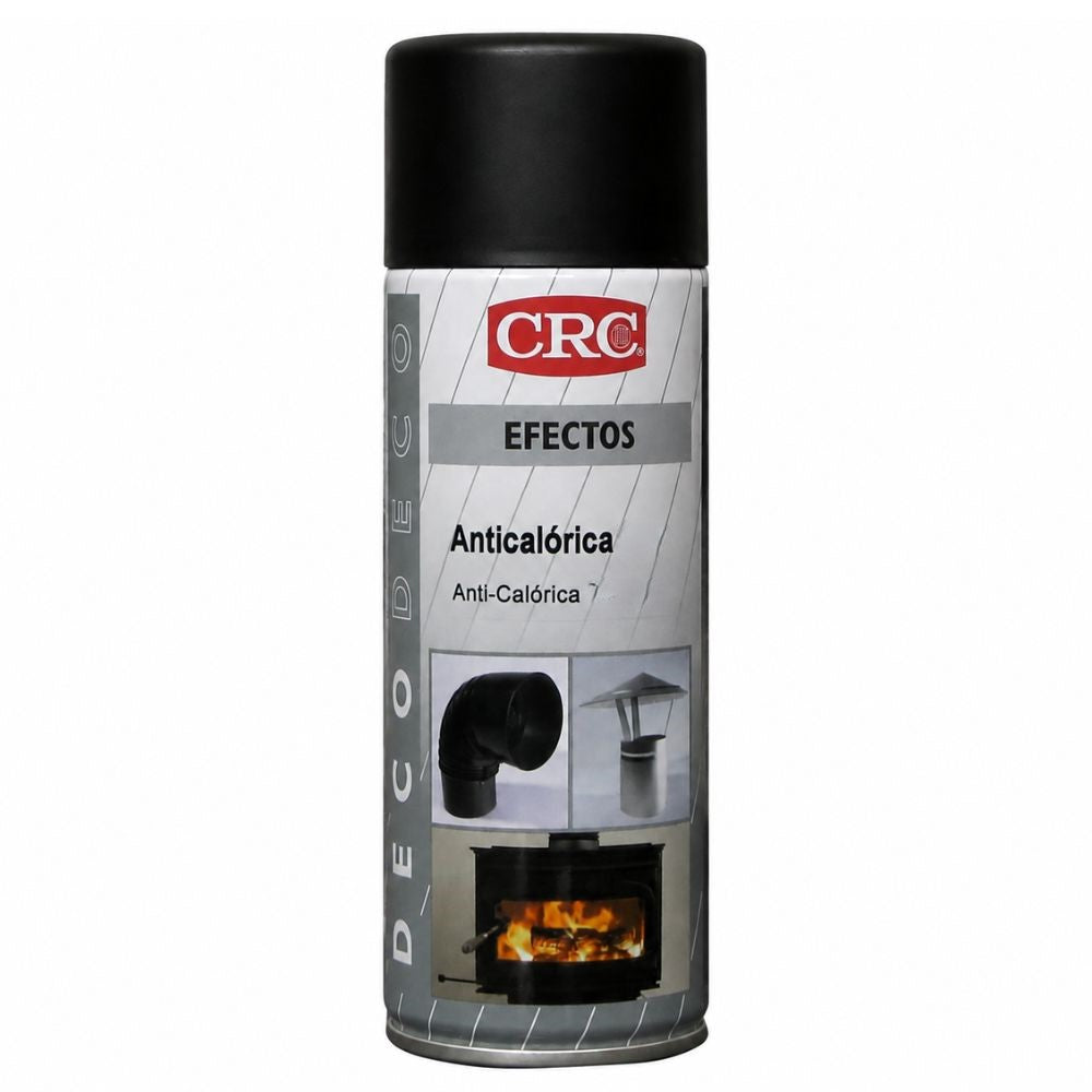 Tinta Spray Anticalórica CRC DECO Preta 400ml