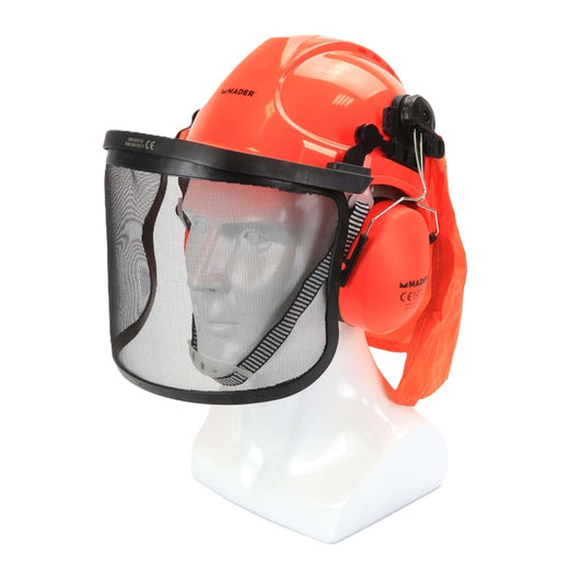 Kit de Proteção Mader (Capacete+Viseira+Auscultadores)