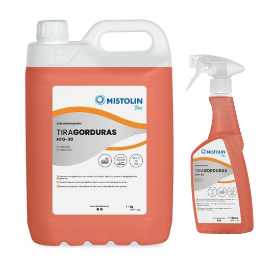 Desengordurante Mistolin Tiragorduras HTG-30 5L + 750ml