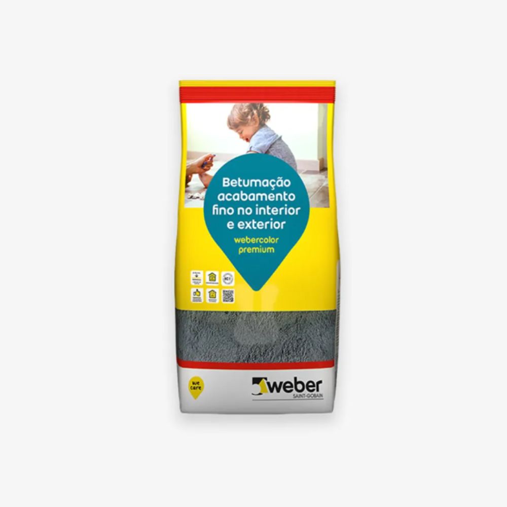Betume para Juntas Webercolor Premium Gengibre 5kg
