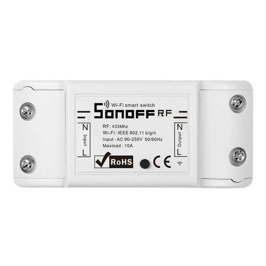 Wi-Fi Wireless Smart Switch Sonoff RF R2 c/Rec. p/Smart Home