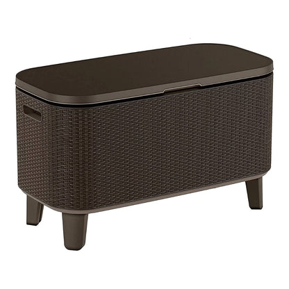 Mini Bar de Jardim Keter Bevy Bar 56L 84x40,5x74cm Aberto