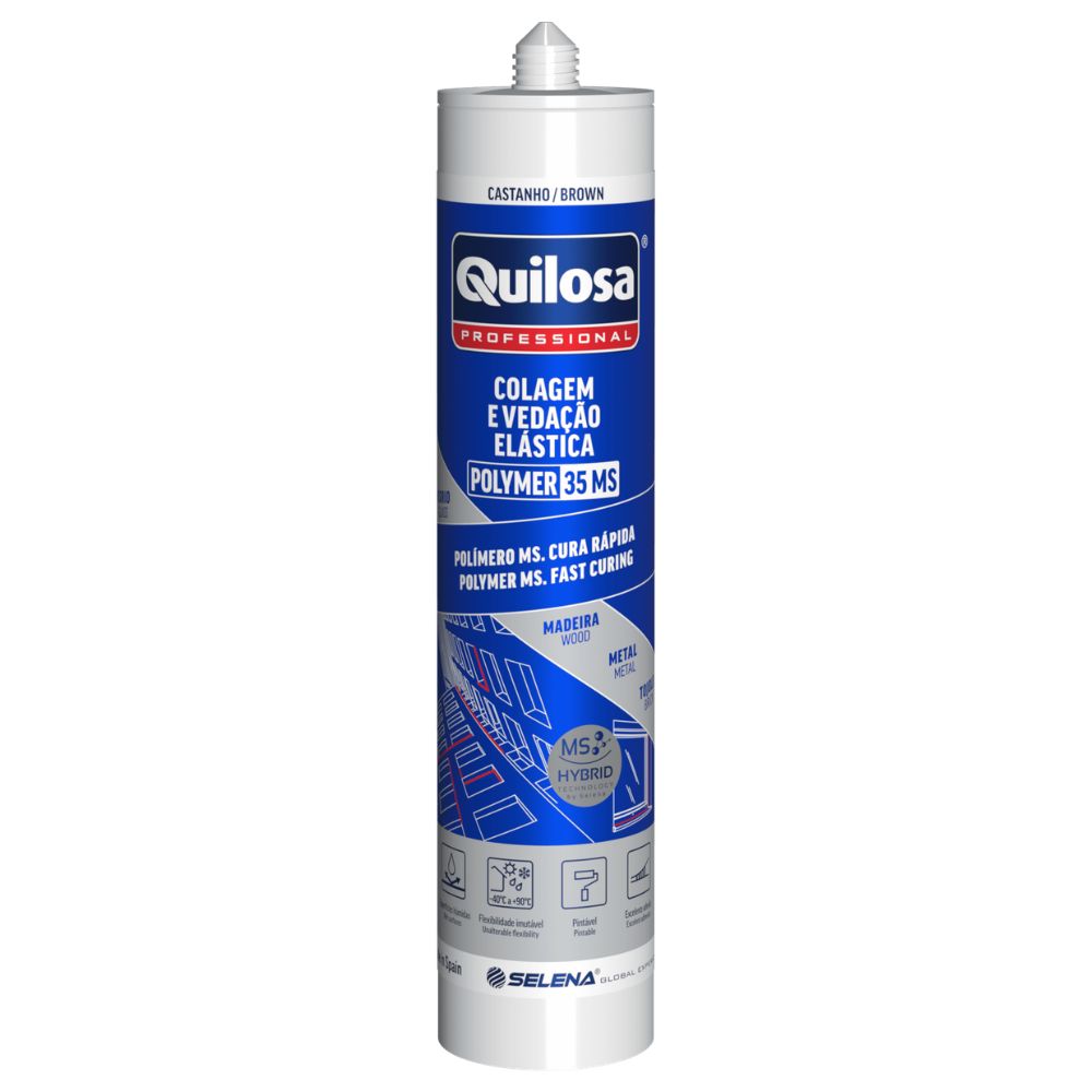 Cola e Veda Quilosa Polymer 35 MS Branco 300ml