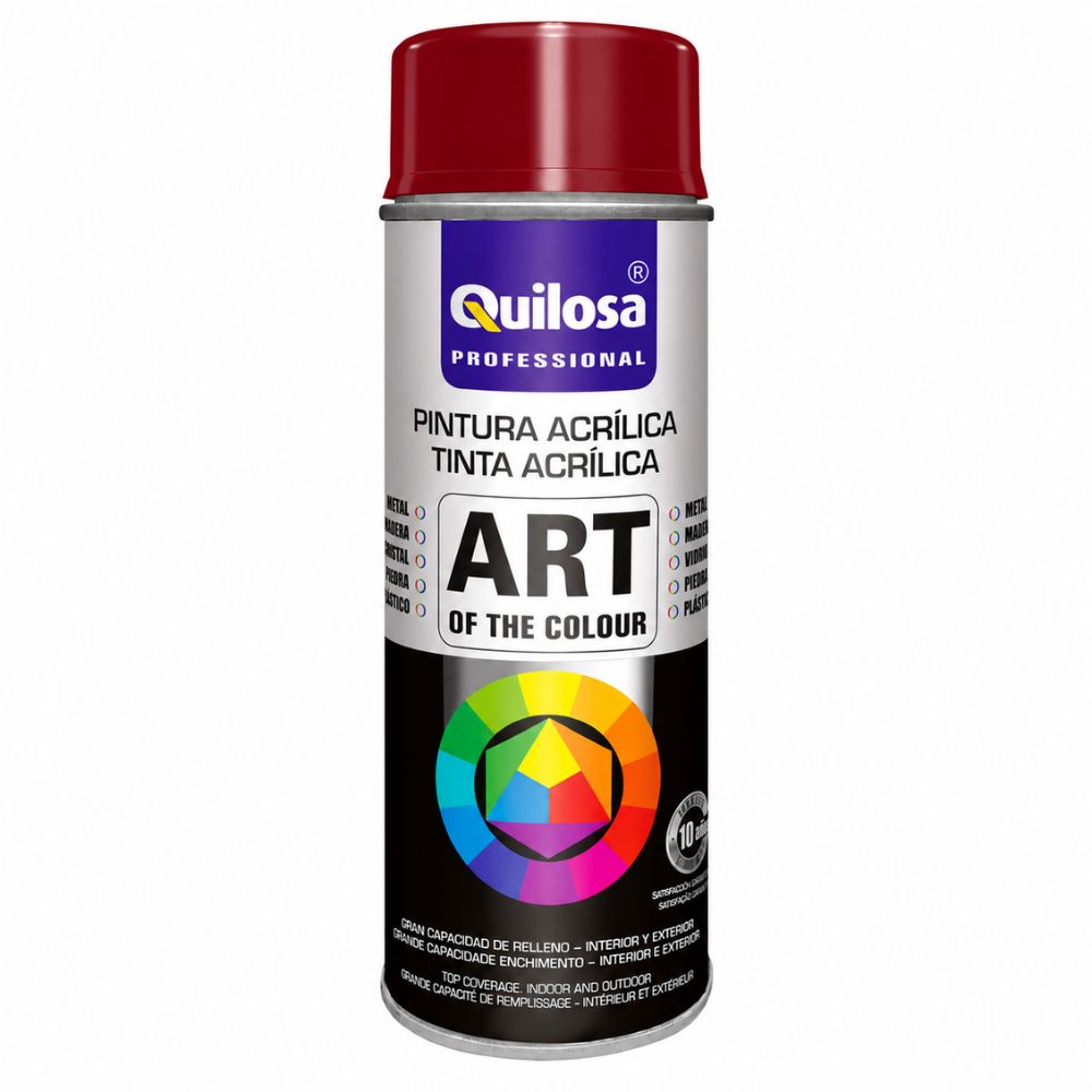 Tinta Spray Vermelho Rubi RAL 3003 400ml Quilosa
