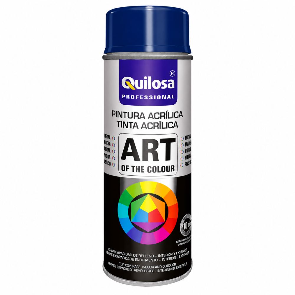Tinta Spray Azul Safira RAL 5003 400ml Quilosa