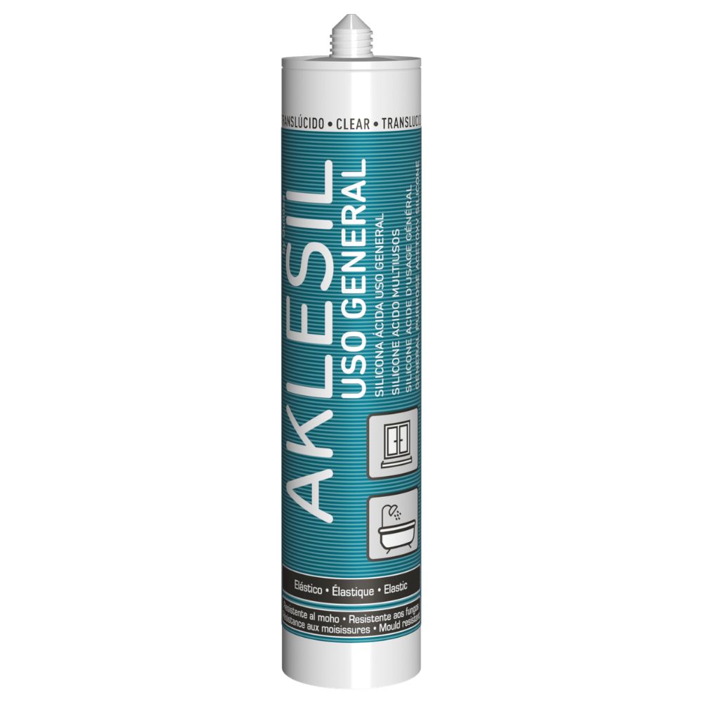 Silicone Ácido Multiusos Quilosa Aklesil Transparente 280ml