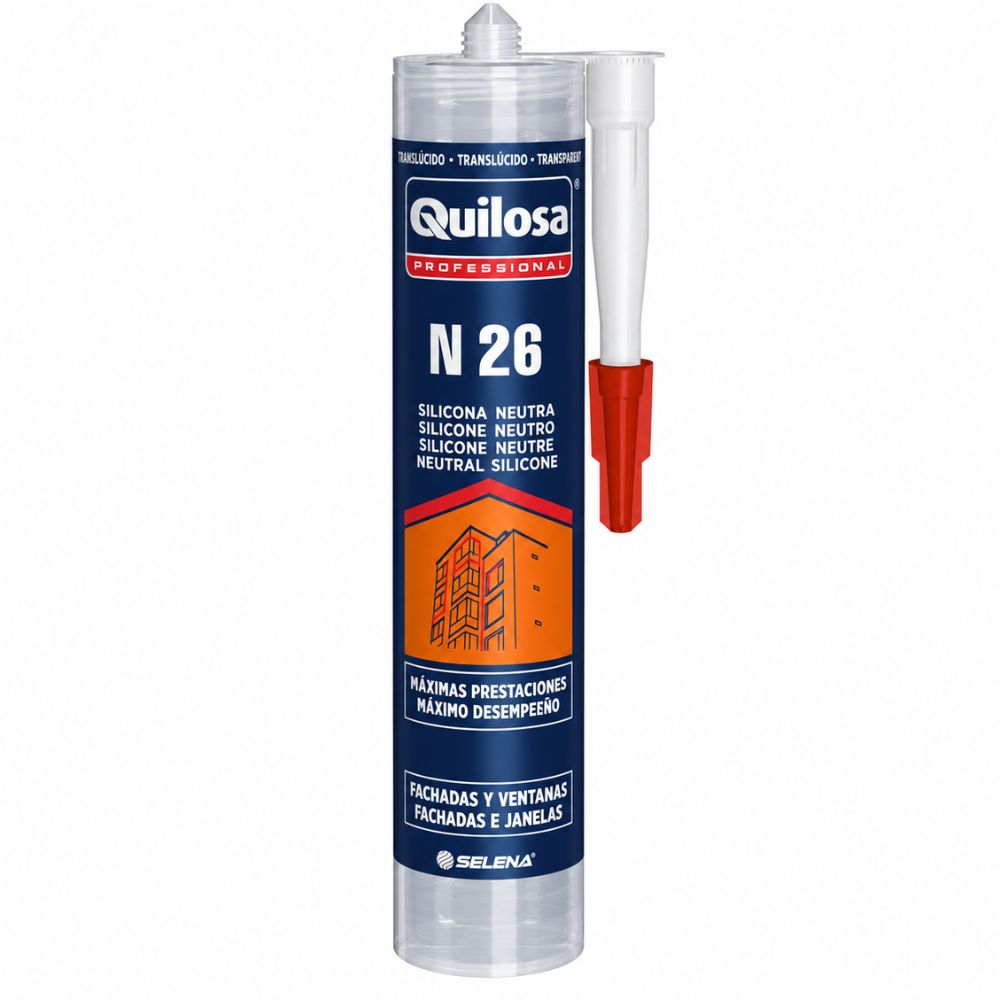 Silicone Neutro Quilosa Orbasil N-26 Transparente 300ml
