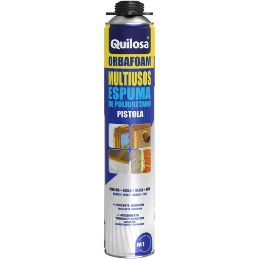 Espuma Expansiva PU Quilosa Orbafoam Multiusos 750ml Pistola