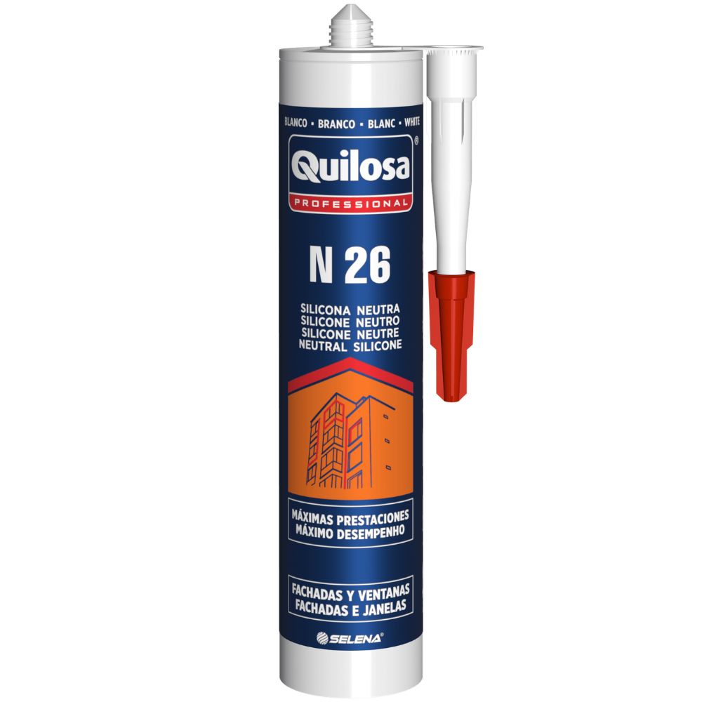 Silicone Neutro Quilosa Orbasil N-26 Branco 300ml