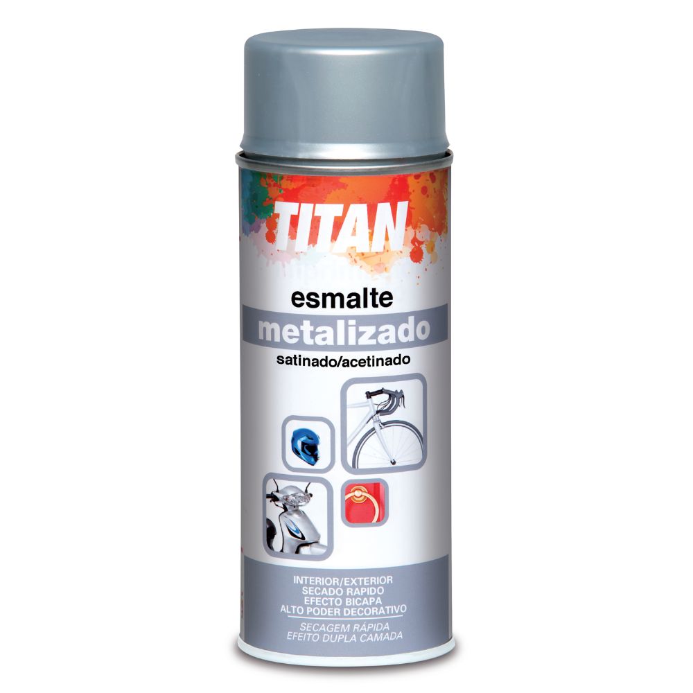 Esmalte Metalizado TITAN Ouro Amarelo 400ml