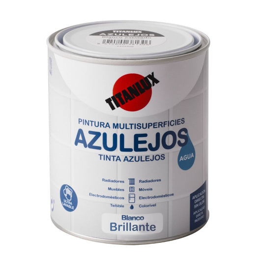 Esmalte para Azulejos TITANLUX Branco Brilhante 750ml