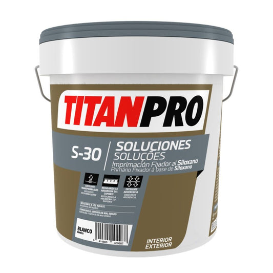 Primário TITANPRO S-30 Fixador Siloxânico Branco 10L
