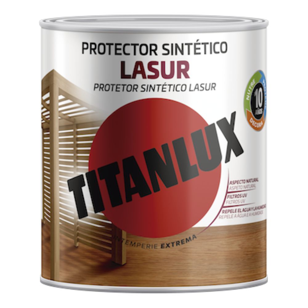 Protetor de Madeira TITAN Lasur Mate Nogal 750ml