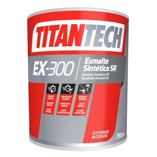Esmalte Sintético TITAN EX-300 Base Neutra Brilhante 750ml