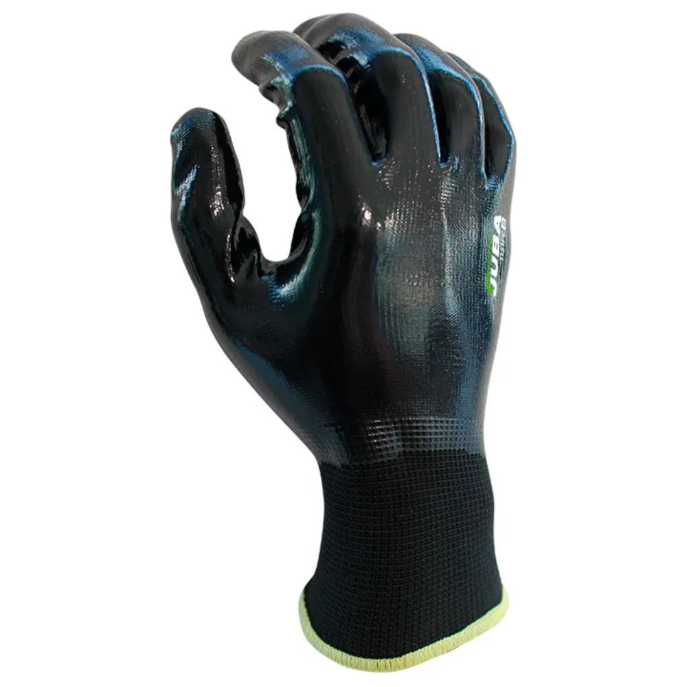 Luvas de Trabalho Juba 1151FC ECO-NIT Nitrilo Pretas (7)