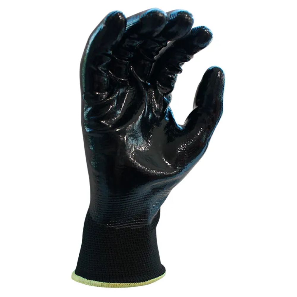 Luvas de Trabalho Juba 1151FC ECO-NIT Nitrilo Pretas (7)