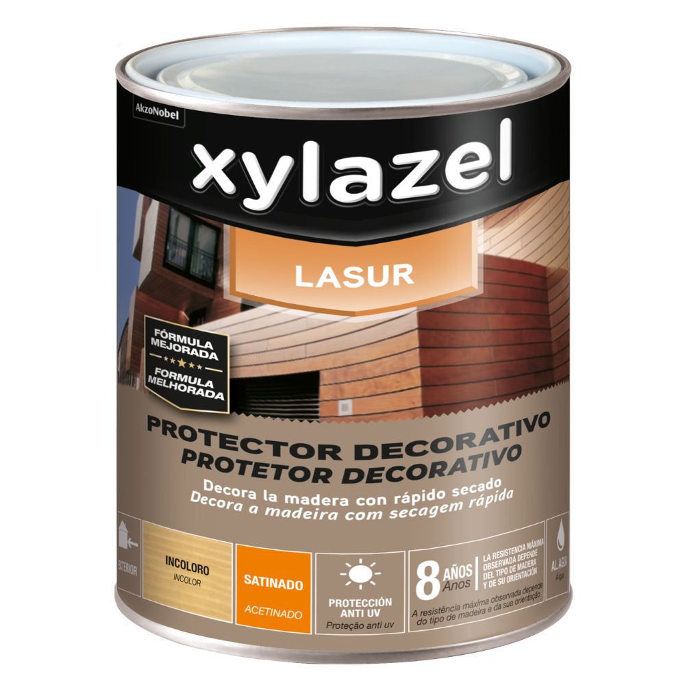 Xylazel Lasur Decor Água Acetinado Incolor 4L