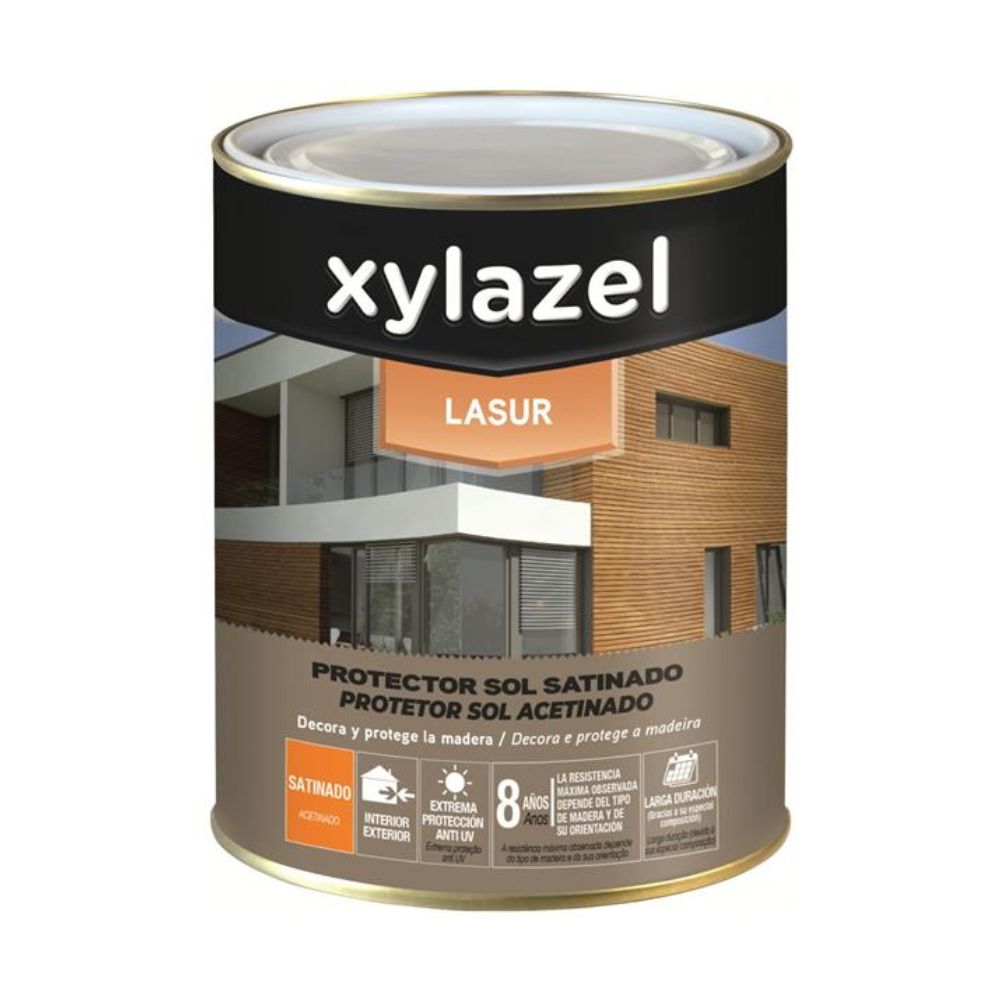 Xylazel Protetor Sol Acetinado Incolor 2,5L