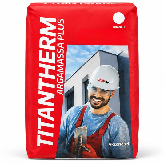 Argamassa TITANPRO TITANTHERM Plus Branca 20kG